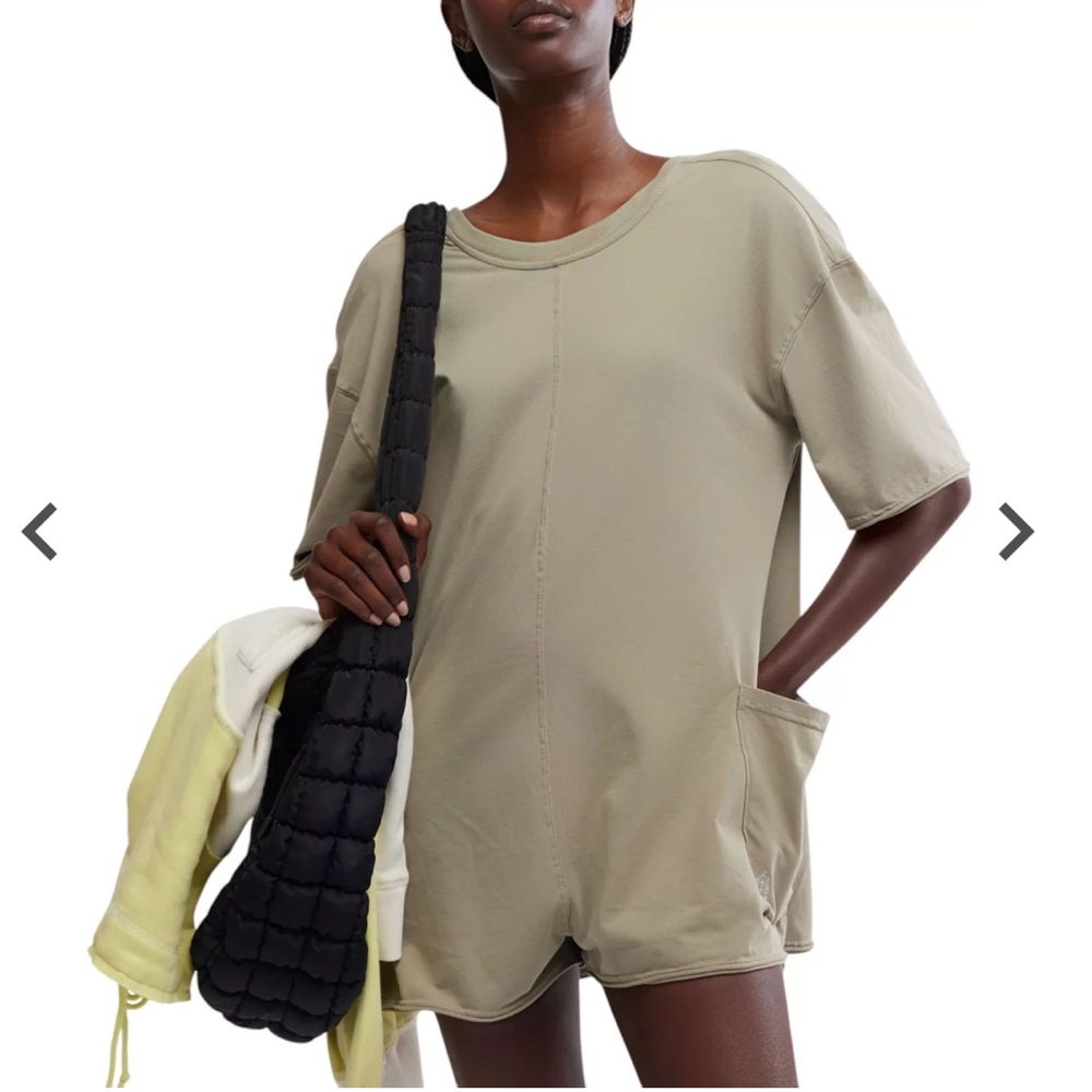 Free People Movement hot shot tee romper